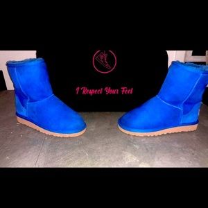 Blue UGG boots big kids